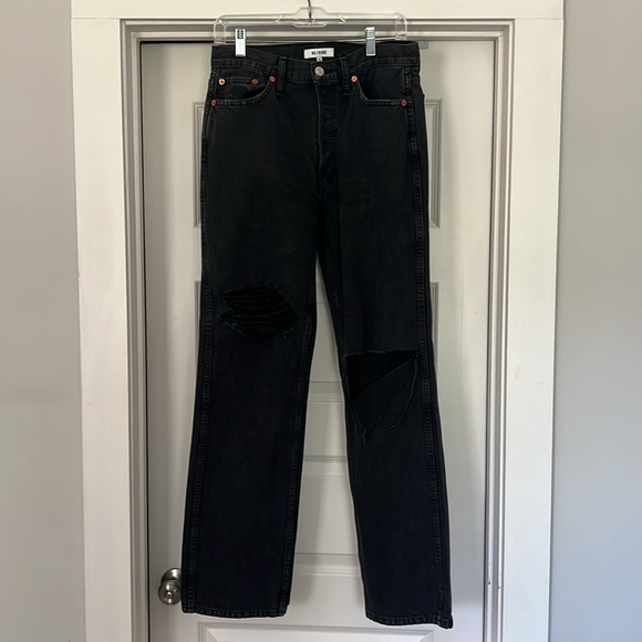 RE/DONE High Rise Rigid Loose Jeans - Picture 7 of 8